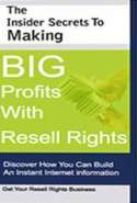 The Insider Secrets to Making Big Profits With Re-Sell Rights