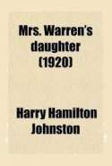 Mrs. Warren's daughter; a story of the woman's movement