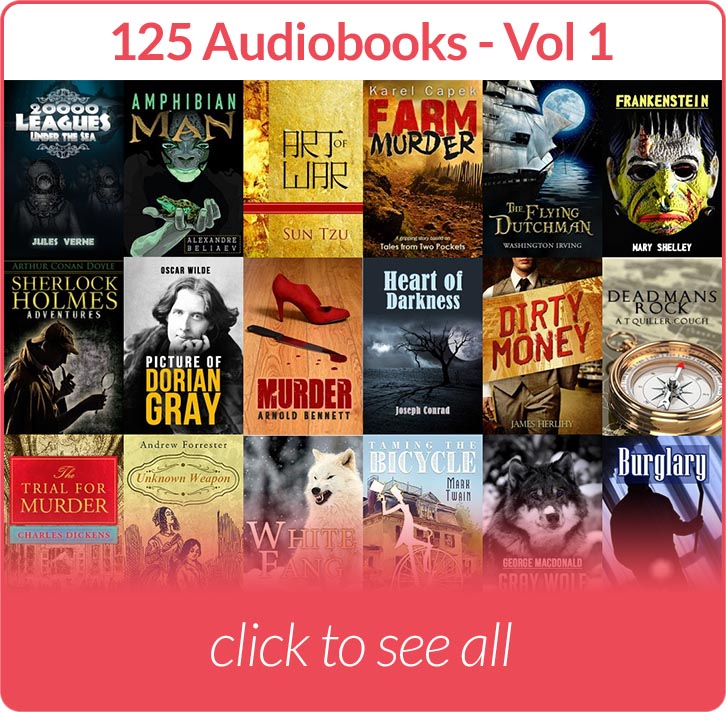 Covers of audiobooks included in Volume 1