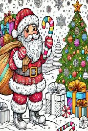 Santa Claus Coloring Pages 43 pages