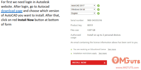 serial number for autocad 2017 64 bit